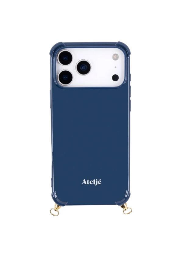 Ateljé Recycled iPhone case no cord Indigo