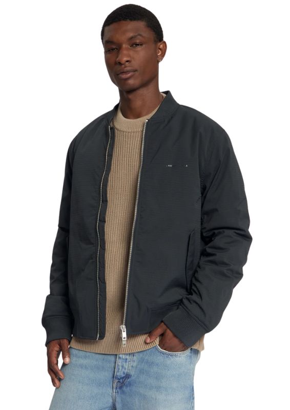 Law of the Sea Vann Structured Jacket With Ribbing Black Law of the Sea Vann Structured Jacket With Ribbing Black