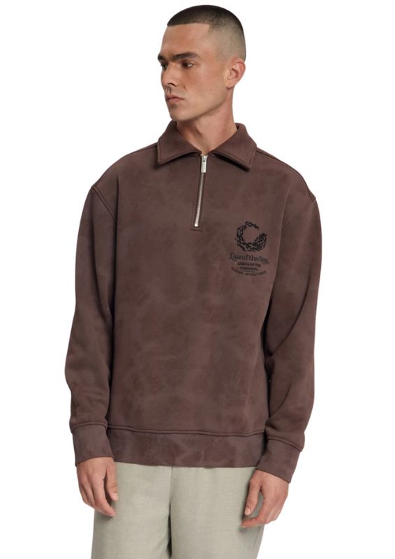 Law of the Sea North Sweat Polo Brown