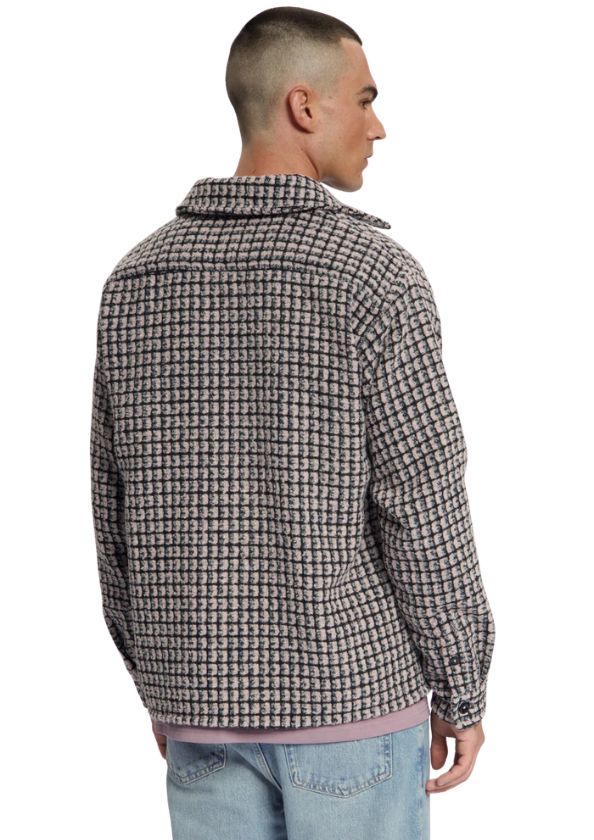 Law of the Sea Sounder Yarn Dyed Check Overshirt Elderberry Law of the Sea Sounder