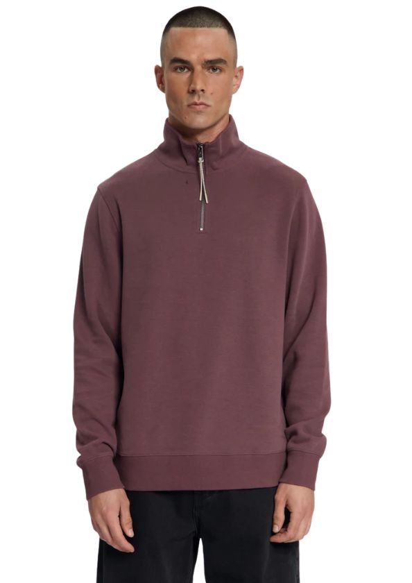 Law of the Sea Mind Soft Half Zip Sweat Huckleberry Law of the Sea Mind Soft Half Zip Sweat Huckleberry