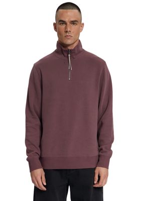 Law of the Sea Mind Soft Half Zip Sweat Huckleberry Law of the Sea Mind Soft Half Zip Sweat Huckleberry