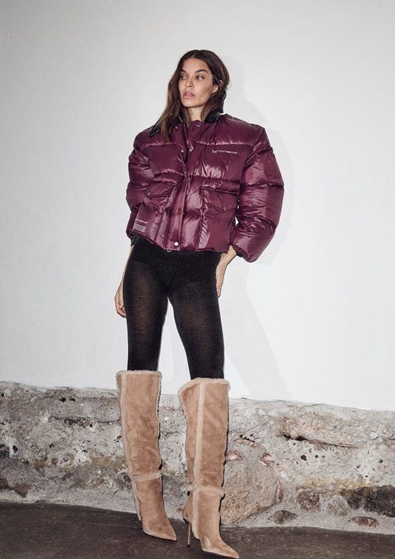 Haute L'Amitié Climb Crop Pocket Jacket Wine Haute L'Amitié Climb Crop Pocket Jacket Wine