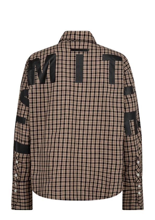 Haute L'Amitié Maxi Logo Dessert Check Shirt Dessert Haute L'Amitié Maxi Logo Dessert Check Shirt Dessert