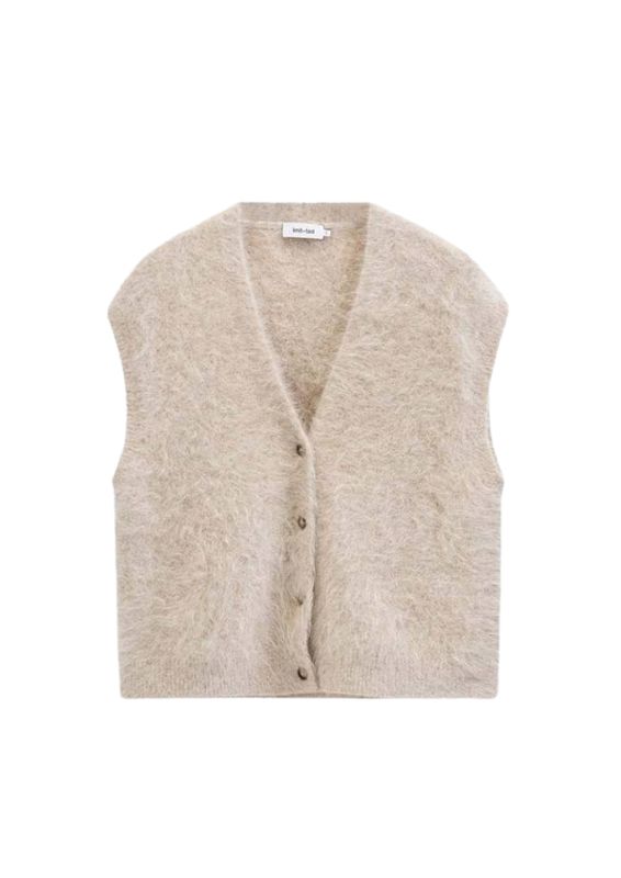 Knit-ted Constanze cardigan creme Knit-ted Constanze cardigan creme