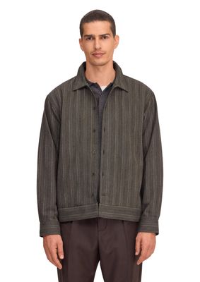 NN07 Reed Striped overshirt Shadow Moss NN07 Reed Striped overshirt Shadow Moss