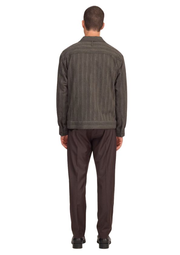NN07 Reed Striped overshirt Shadow Moss NN07 Reed Striped overshirt Shadow Moss