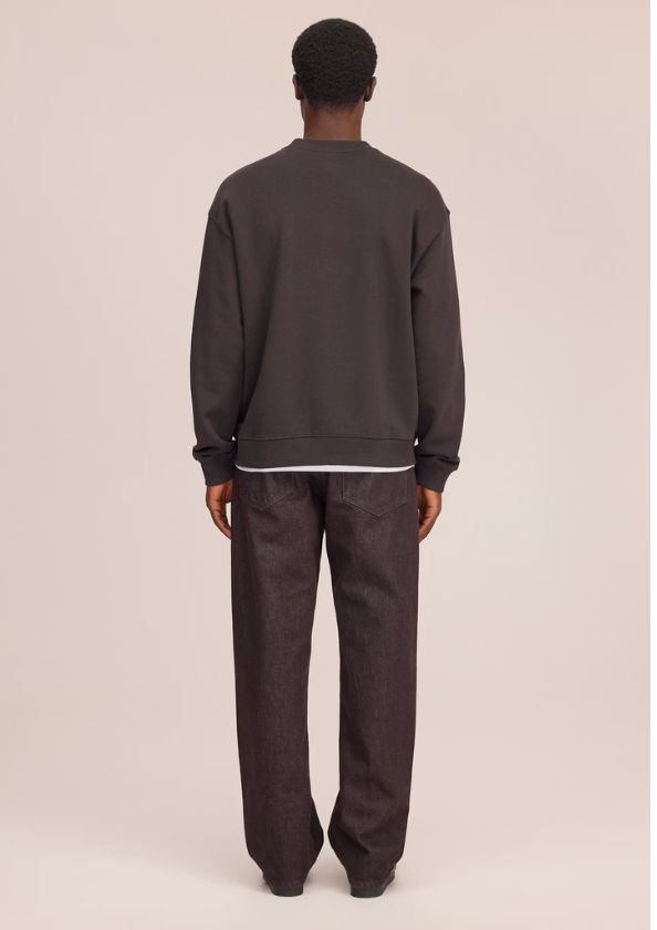 NN07 David Heavy organic cotton sweatshirt Dusky Port