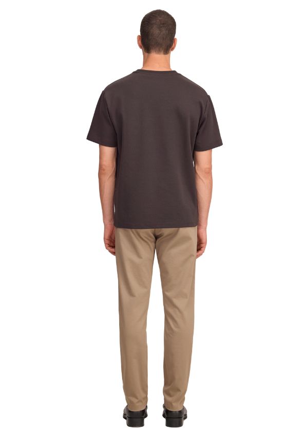 NN07 Nat Heavyweight logo tee Deep Truffle NN07 Nat Heavyweight logo tee Deep Truffle