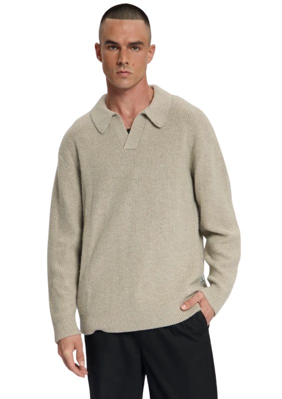 Law of the Sea Ares Knitted Polo Beige Law of the Sea Ares Knitted Polo Beige