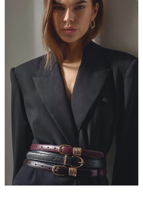 Co'Couture BenoCC Belt Dark Brown