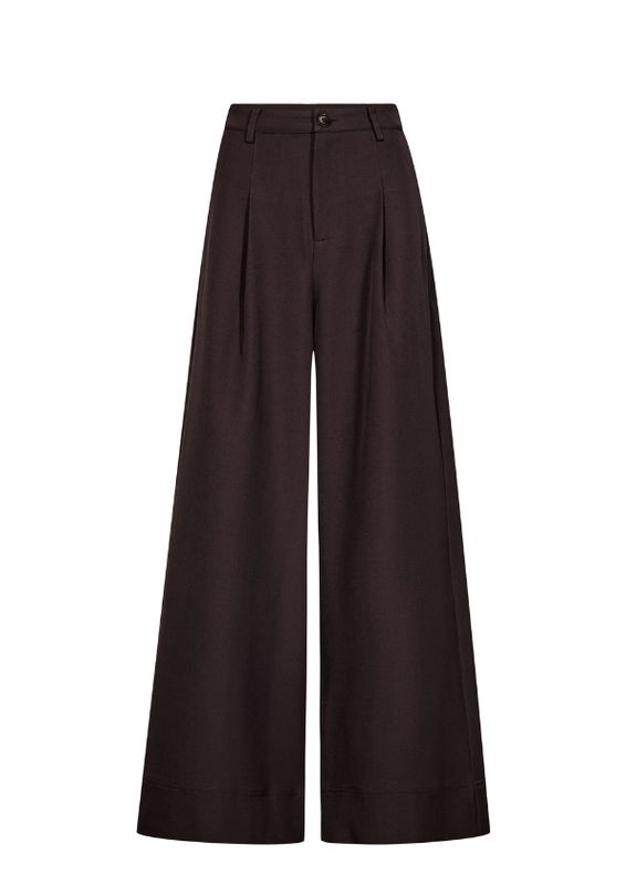 Co'Couture LunaCC Pleat Tall Pant Bison