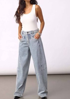 Co'Couture JacksonCC Barrel Jeans Bleach Denim Co'Couture JacksonCC Barrel Jeans Bleach Denim