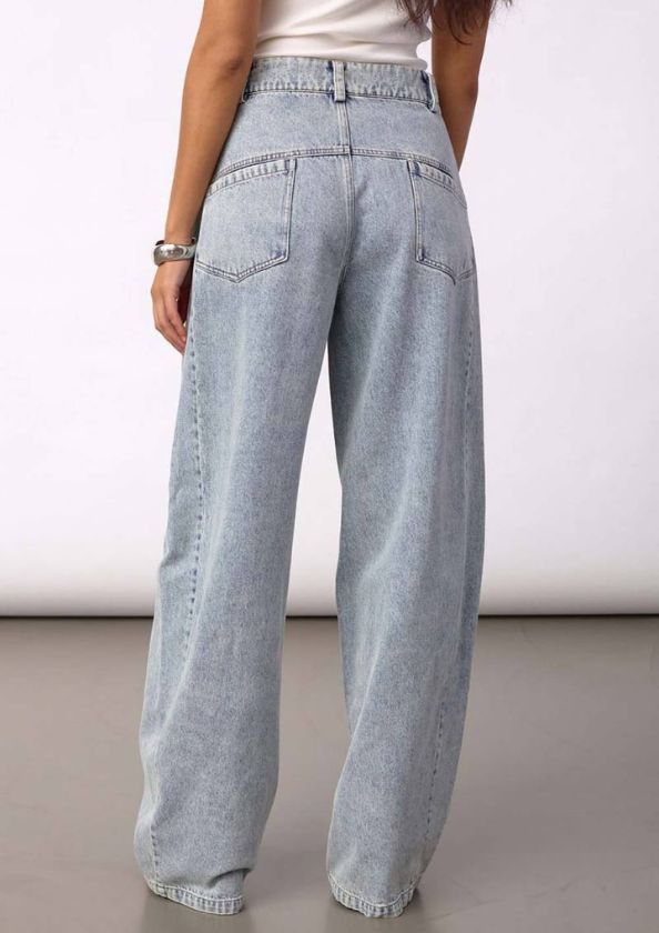 Co'Couture JacksonCC Barrel Jeans Bleach Denim