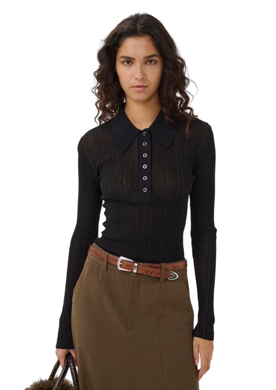 Gestuz GZclene Poloshirt Black