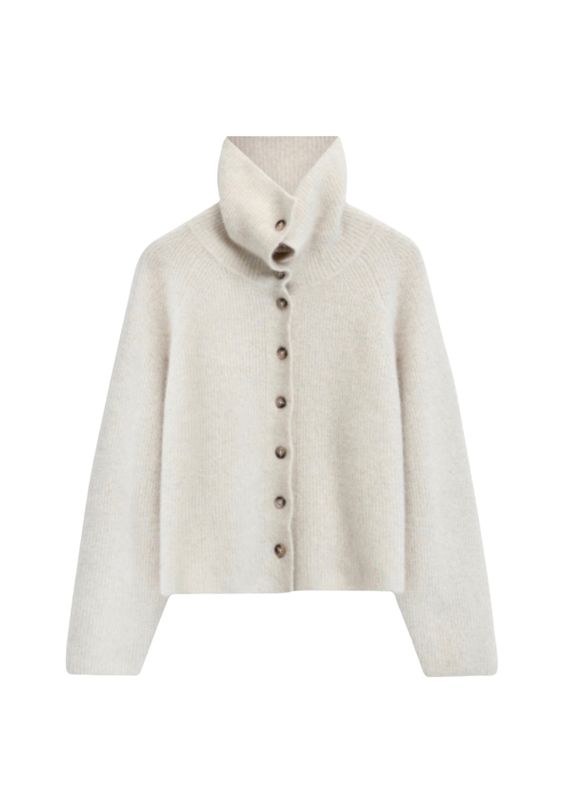 Knit-ted Milo Cardigan Greige