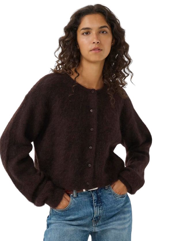 Gestuz GZdebbie Vest Ganache Melange Brown