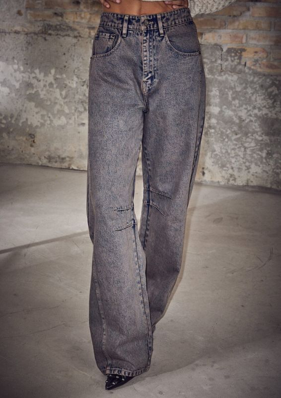Haute L'Amitié Drew Barrel Panel Tall Jeans Mocca Haute L'Amitié Drew Barrel Panel Tall Jeans Mocca