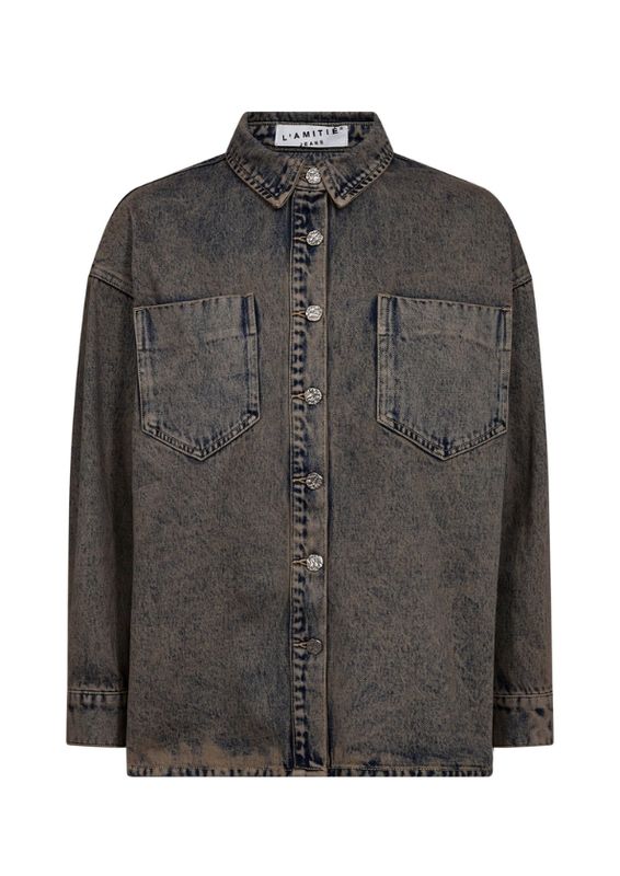 Haute L'Amitié Drew Denim Shirt Mocca Haute L'Amitié Drew Denim Shirt Mocca