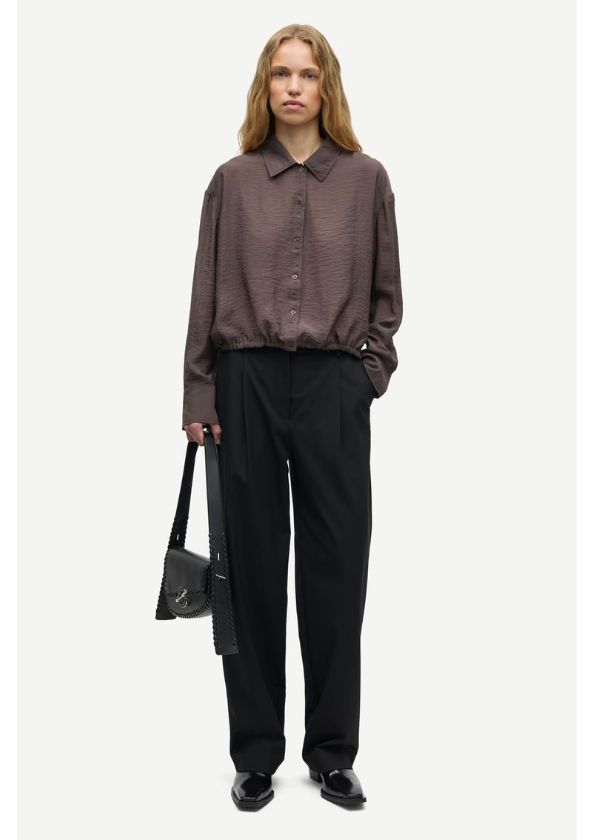 Samsøe Samsøe Saagneta trousers 15547 Black Samsøe Samsøe Saagneta trousers 15547 Black