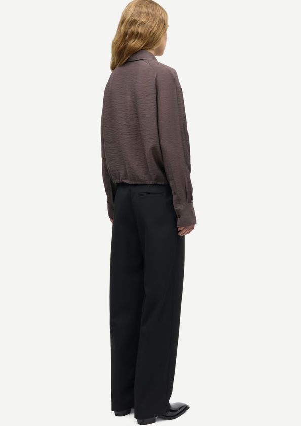 Samsøe Samsøe Saagneta trousers 15547 Black Samsøe Samsøe Saagneta trousers