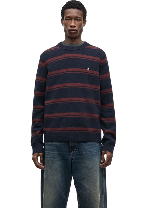 Samsøe Samsøe Sapatrik sweater 132 Bitter Chocolate St Samsøe Samsøe Sapatrik sweater 132 Bitter Chocolate St