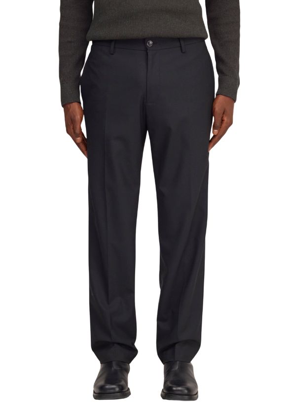 NN07 Brendan Relaxed fit wool blend pant Black NN07 Brendan Relaxed fit wool blend pant Black