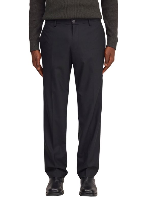 NN07 Brendan Relaxed fit wool blend pant Black NN07 Brendan Relaxed fit wool blend pant Black