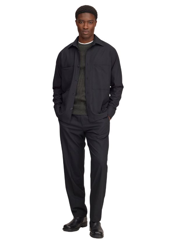 NN07 Freddy Tailored regular fit overshirt Black NN07 Freddy Tailored regular fit overshirt Black