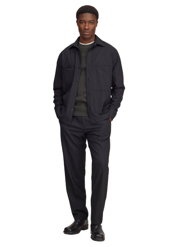 NN07 Freddy Tailored regular fit overshirt Black NN07 Freddy Tailored regular fit overshirt Black