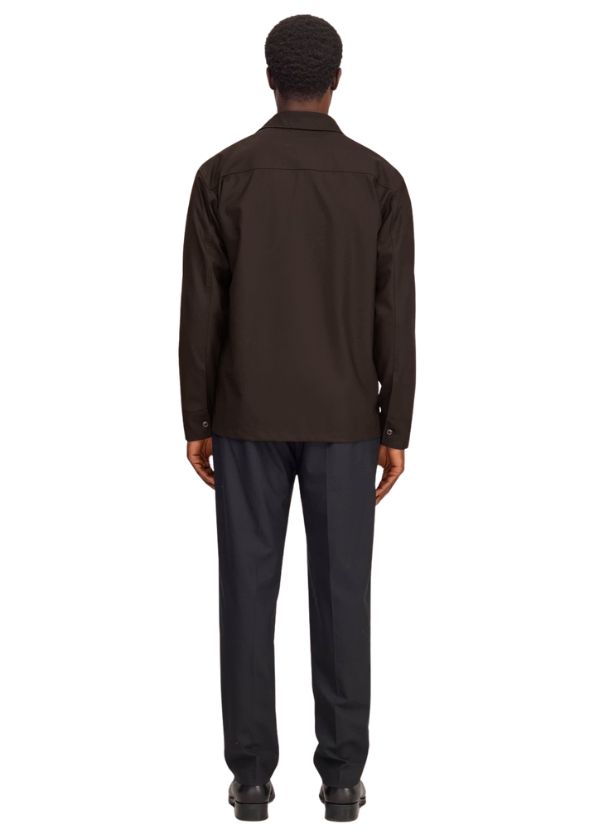 NN07 Freddy Tailored regular fit overshirt Deep Truffle NN07 Freddy 10037 Deep Truffle