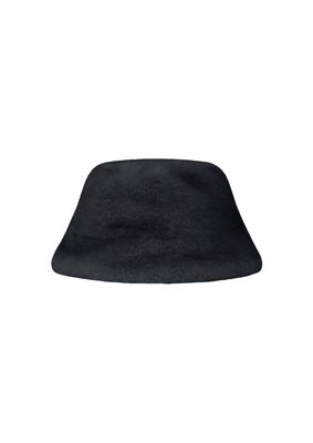 Studio AR BEAU Faux Fur Hat Dark Grey