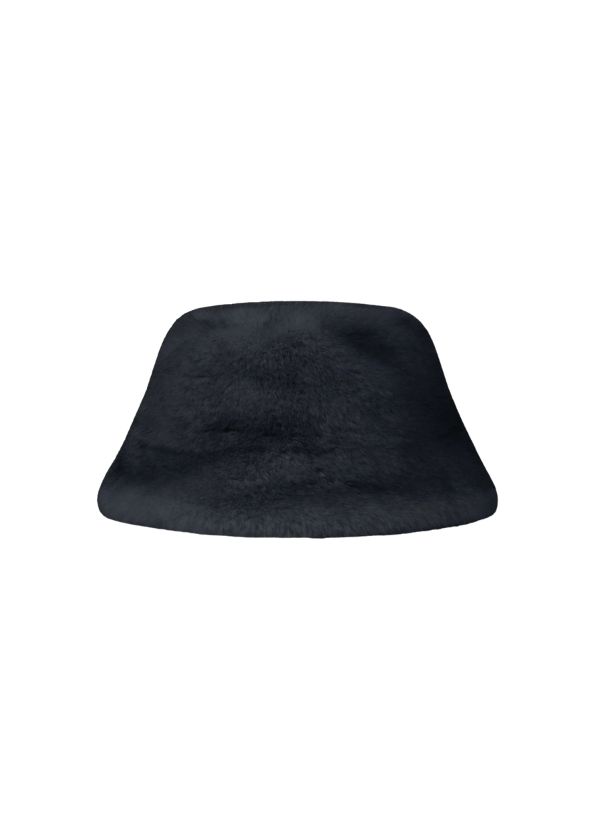 Studio AR BEAU Faux Fur Hat Dark Grey, Maat: S/M