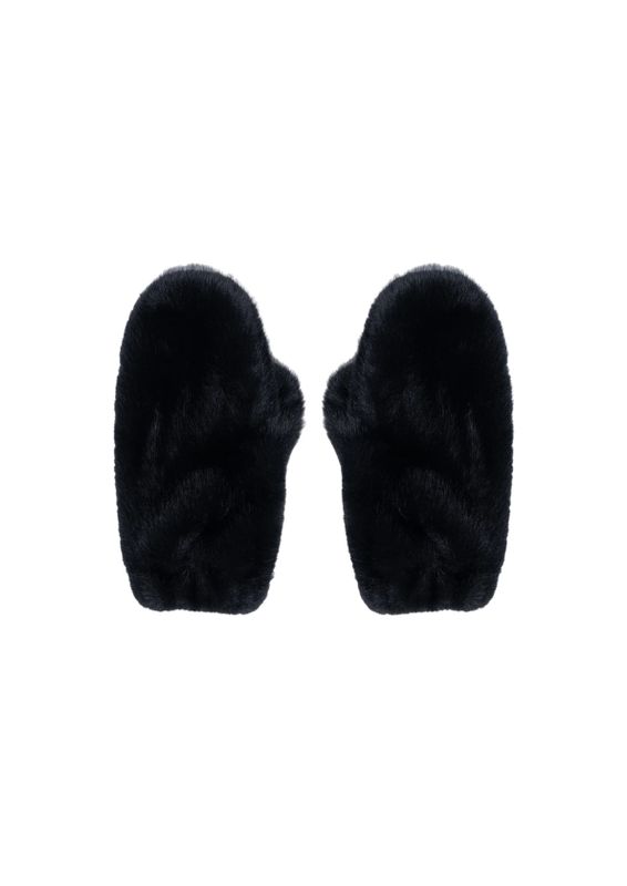 Studio AR EVALYN Faux For Gloves Dark Grey