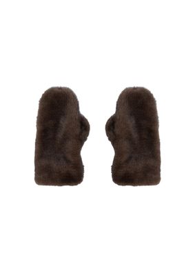 Studio AR EVALYN Faux For Gloves Choco