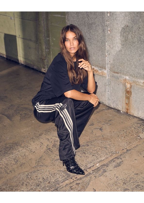 Haute L'Amitié Baggy Track Tall Pants Black Haute L'Amitié Baggy Track Tall Pants Black
