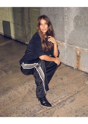Haute L'Amitié Baggy Track Tall Pants Black Haute L'Amitié Baggy Track Tall Pants Black
