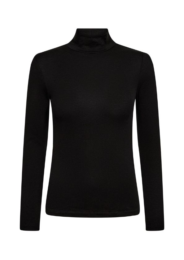 Haute L'Amitié Lux Turtle Ls Tee Black Haute L'Amitié Lux Turtle Ls Tee Black