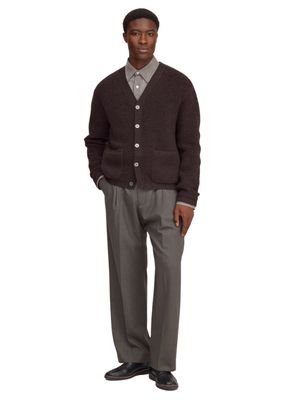 NN07 Fleece Wool cardigan Deep Truffle NN07 Fleece Wool cardigan Deep Truffle