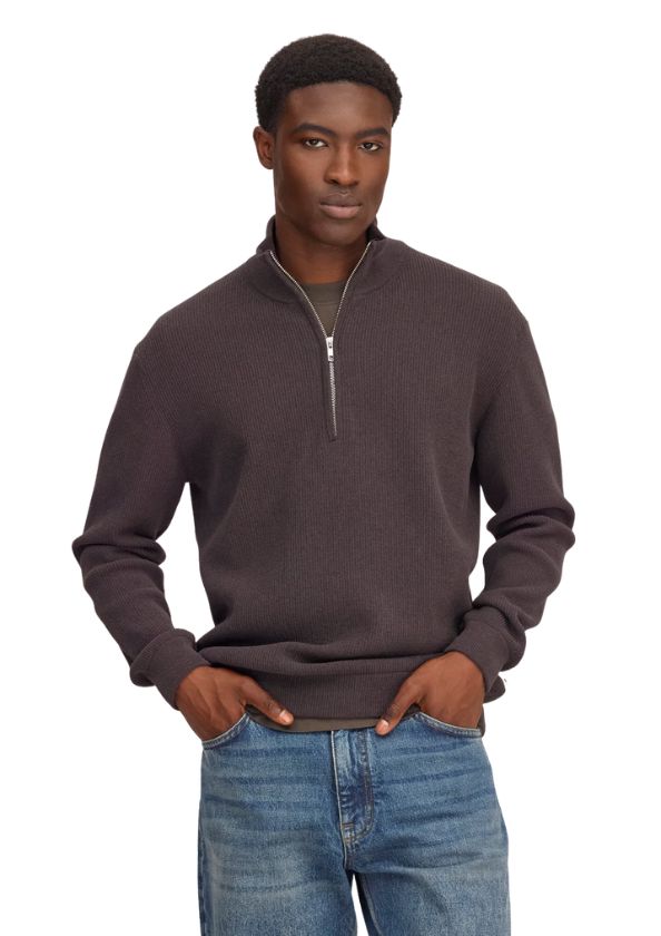 NN07 Danny Rib knitted sweater Deep Truffle NN07 Danny Rib knitted sweater Deep Truffle, Maat: M