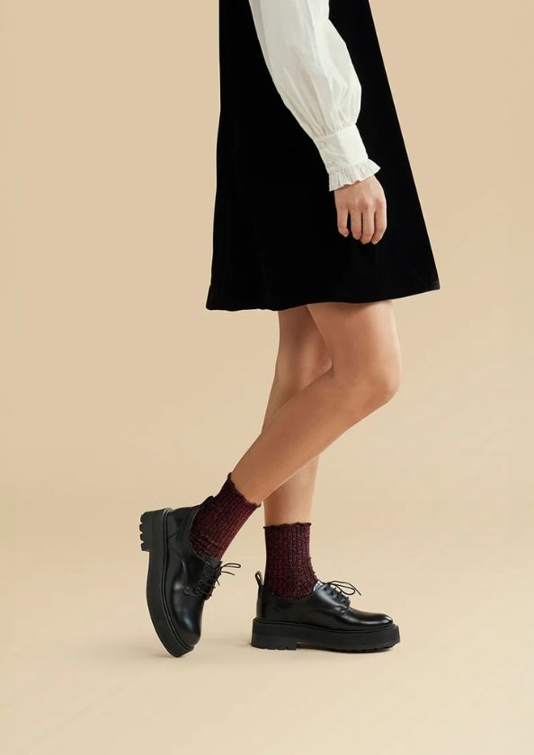 MarcMarcs Women Socks Preston 2-Pack Bordeaux MarcMarcs Women Socks Preston 2-Pack Bordeaux, Maat: 35-38