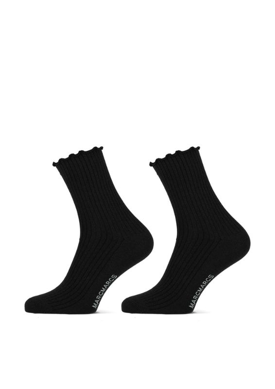 MarcMarcs Women Socks Preston 2-Pack Black