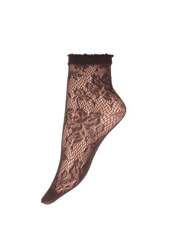 MarcMarcs Women Socks 30 Den Pizzo Fiore Brown