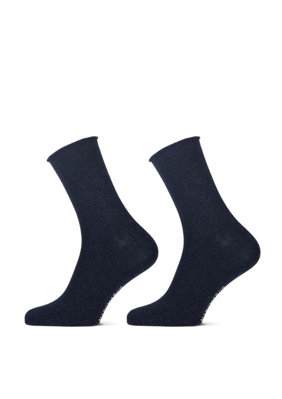 MarcMarcs Women Socks Blackpool 2-Pack Marine Lurex