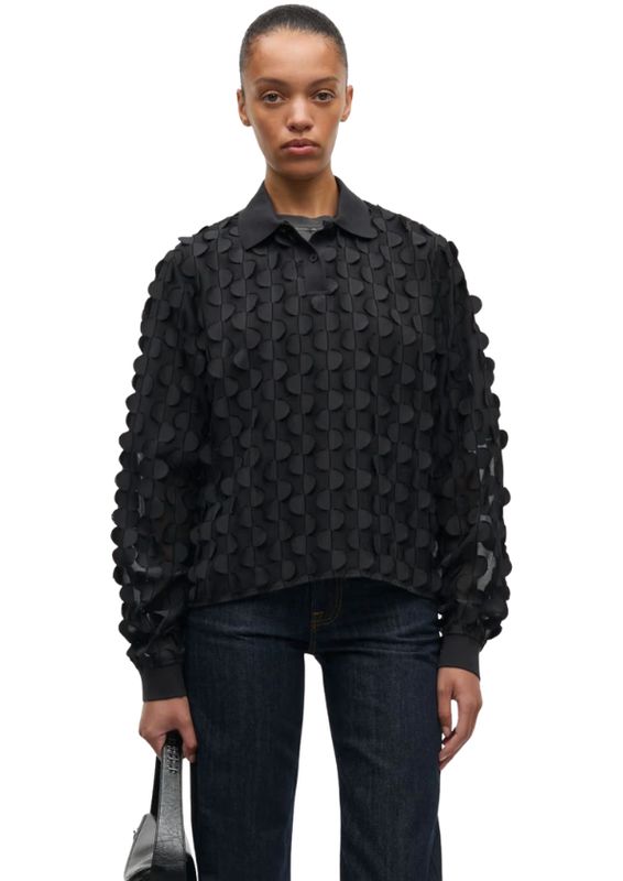 Samsøe Samsøe Sadovery Ls Polo 16183 Black