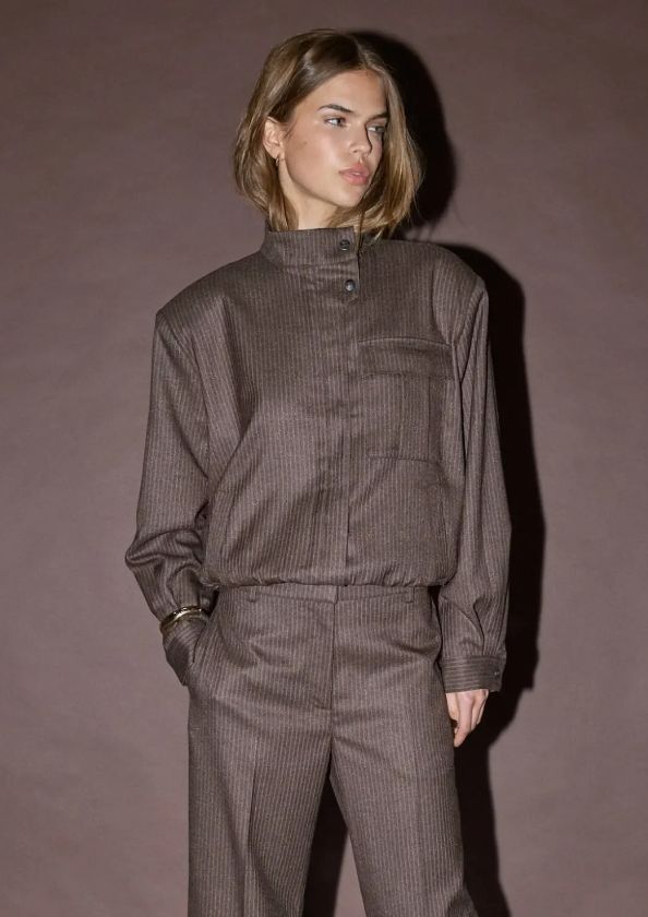 Co'Couture SinaCC Pin Jacket Dark Brown