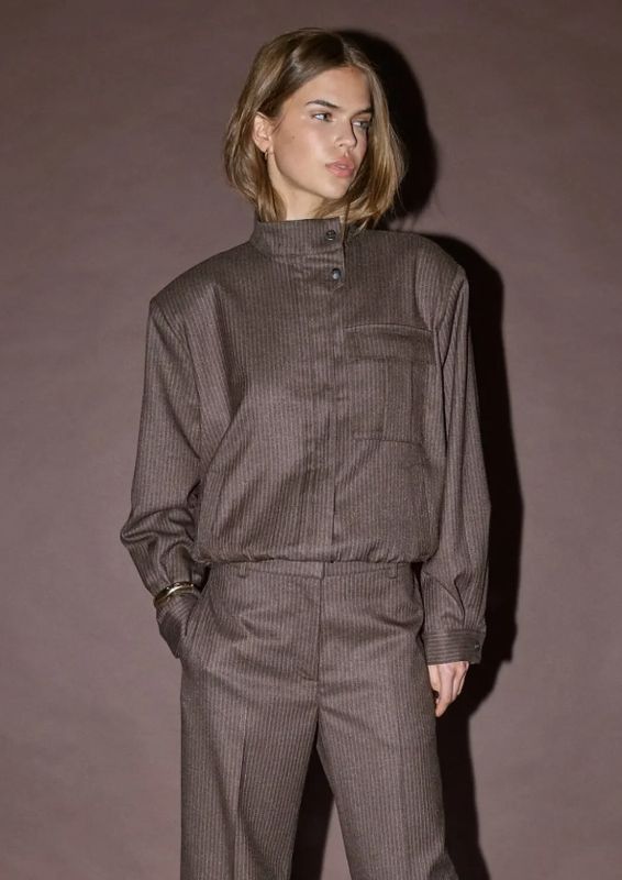 Co'Couture SinaCC Pin Jacket Dark Brown