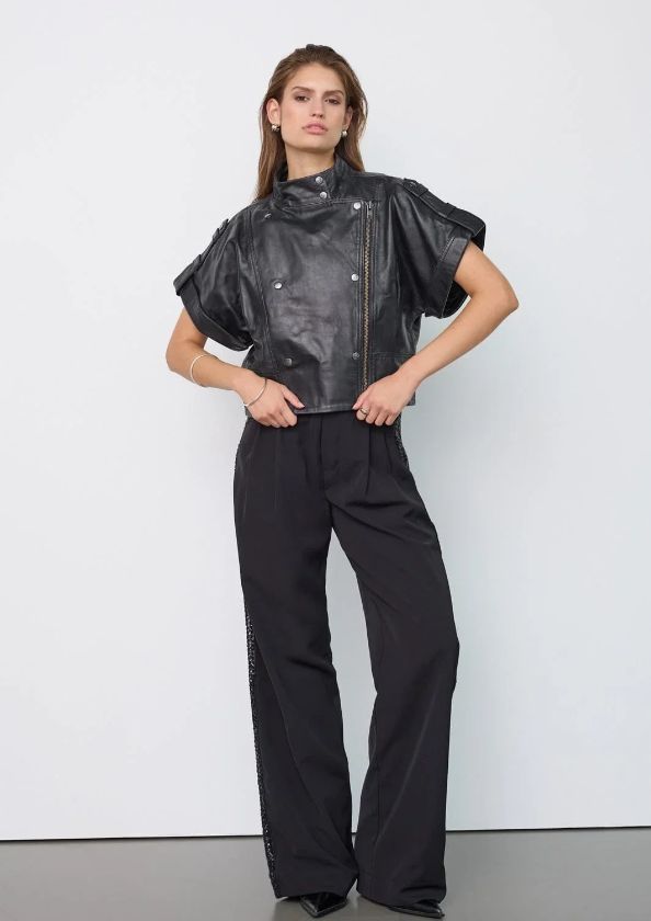 Co'Couture PhoebeCC Leather Vest Black Co'Couture PhoebeCC Leather Vest Black