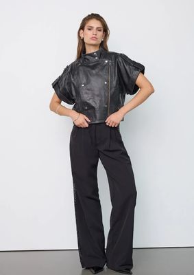 Co'Couture PhoebeCC Leather Vest Black