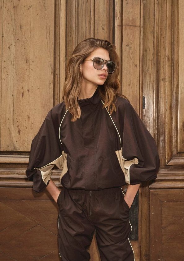 Co'Couture AloraCC Block Jacket Dark Brown Co'Couture AloraCC Block Jacket Dark Brown